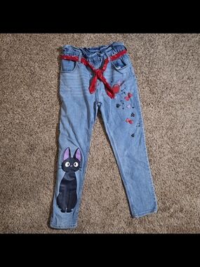 Her Universe Studio Ghibli Kiki's Delivery Service Jiji Paperbag Jeans MD